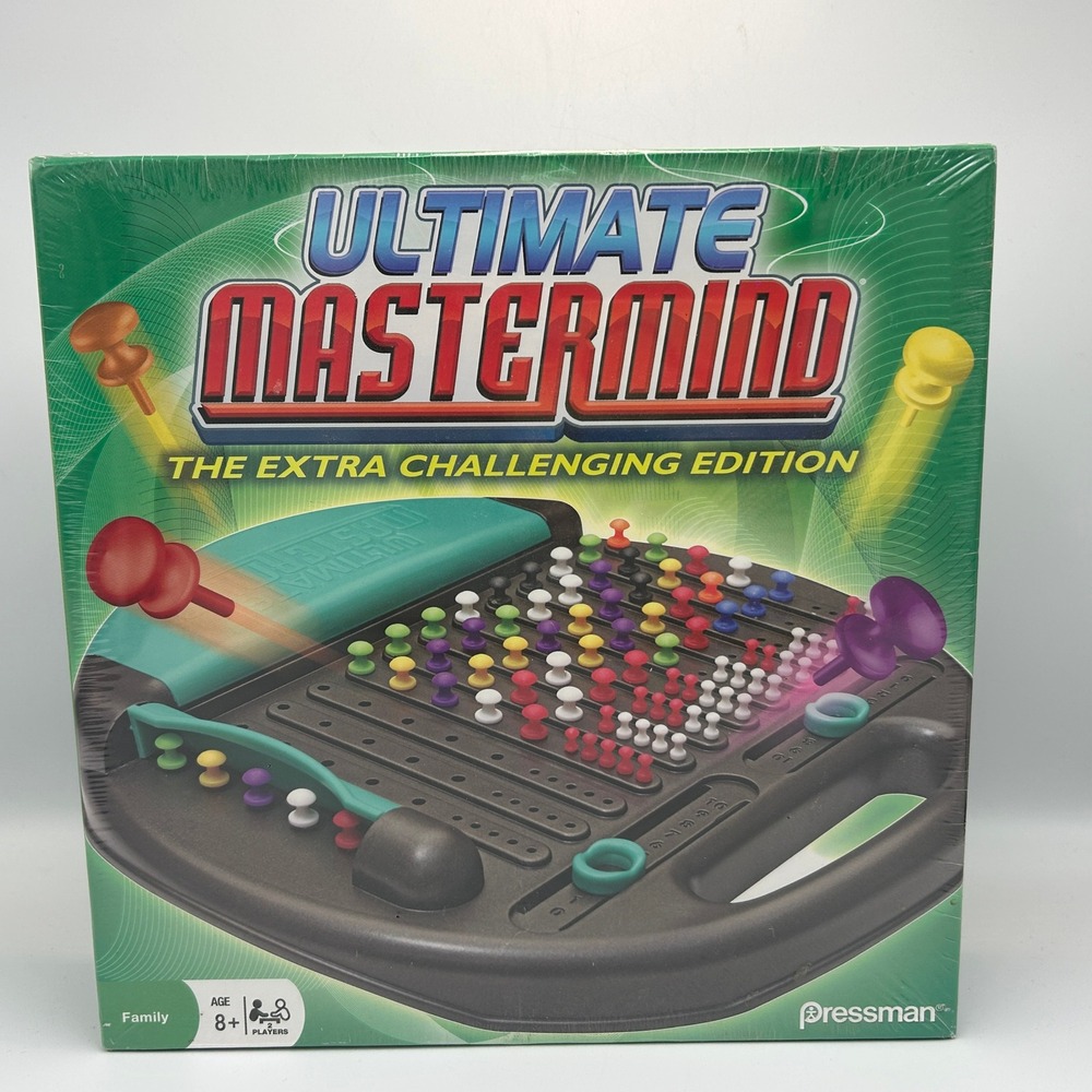 Ultimate Mastermind Extra Challenging Board Game Strategy Code 2010 Y2K Sealed